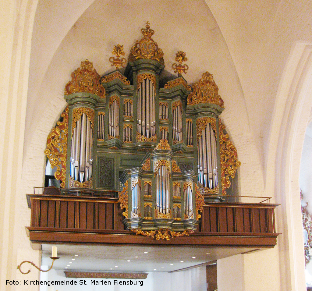 Prospekt Orgel St. Marien Flensburg